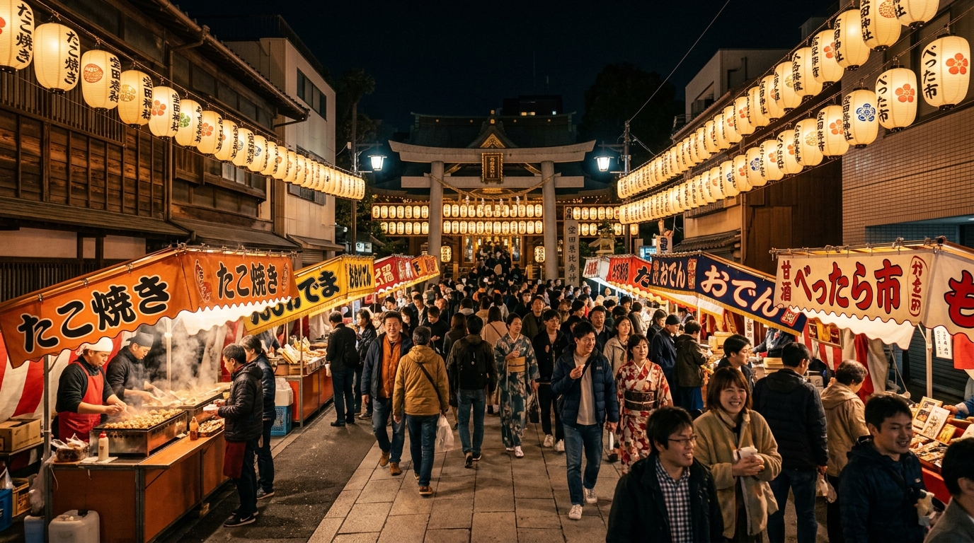 日本桥惠比寿讲甜萝卜市集
